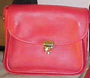 Red Twistlock Handbag small