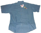 Aggie Eagle Classis Short Sleeve Denim_SML Aggie Eagle Classis Short Sleeve Denim_SML