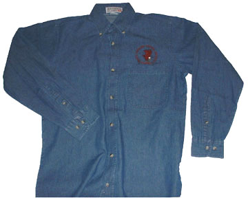 NCCU Long Sleeve Denim Shirt_LRG