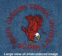 NCCU Long Sleeve Denim Shirt_Emb