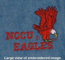 NCCU Short Sleeve Denim Shirt_Emb