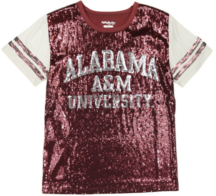 Alabama A&M University Sequins Tee - 2024