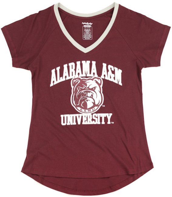 Alabama A&M University V-Neck Tee - 2024
