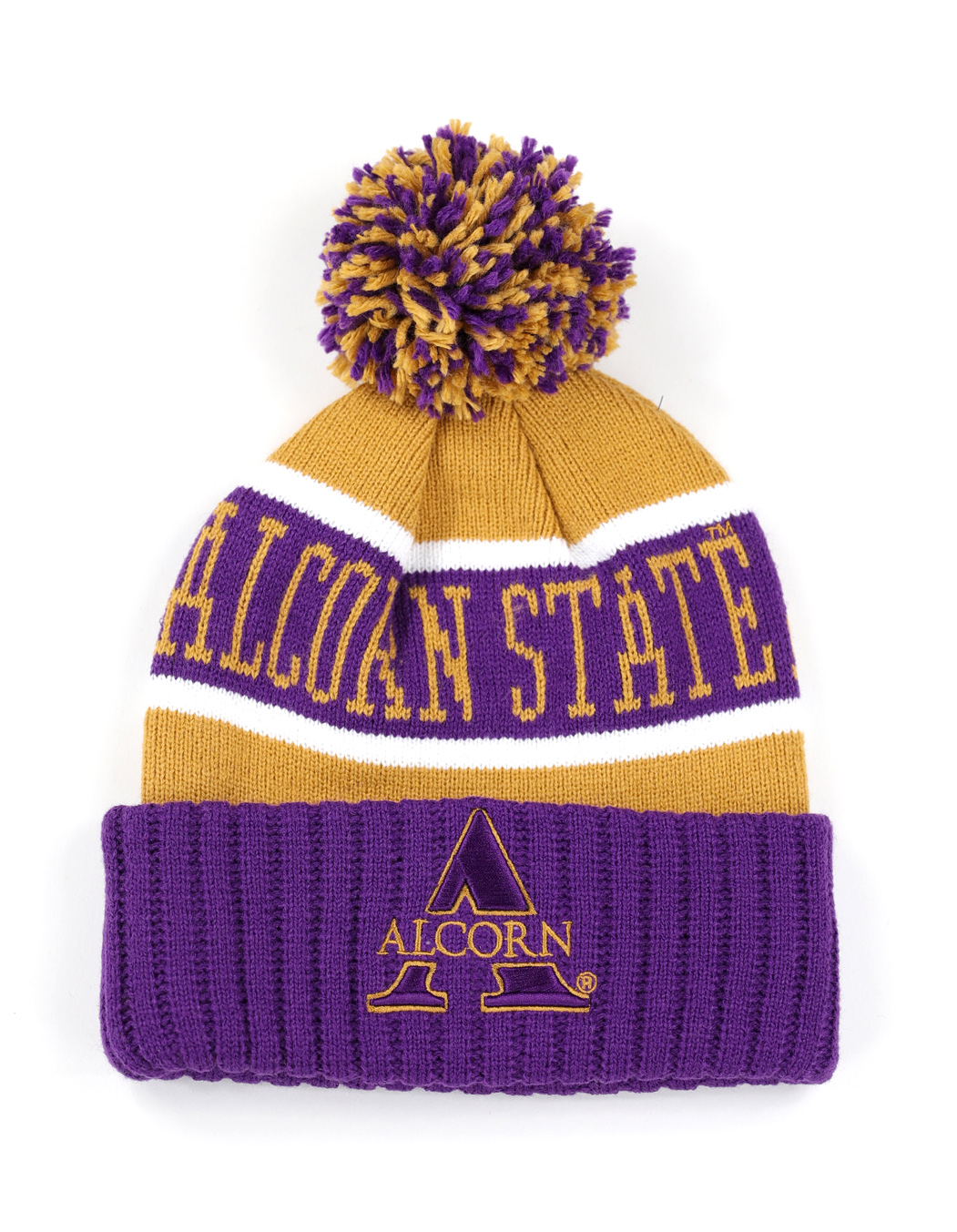 Alcorn State Beanie w/ Puffball - 2026