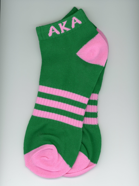 AKA Green Ankle Socks - FO
