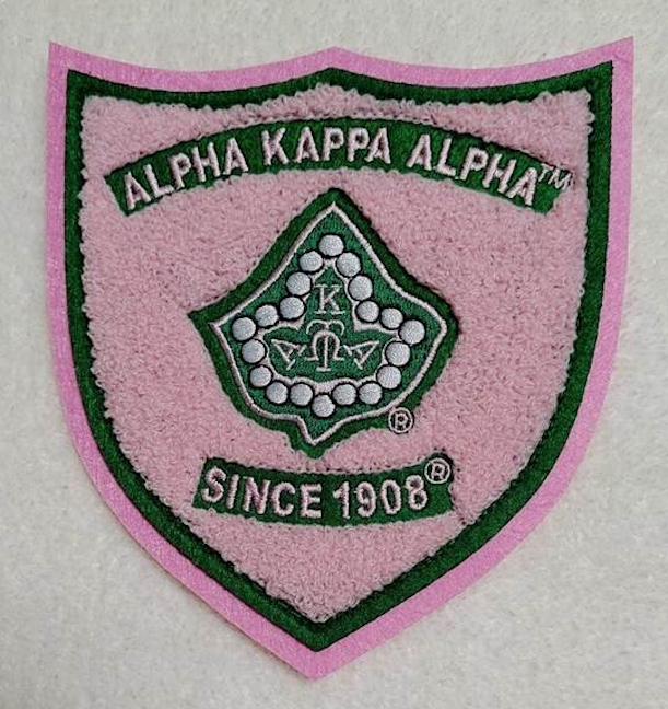AKA Chenille Pearl Ivy Shield Patch