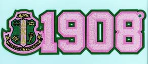 AKA Chenille Year Patch - Sew On