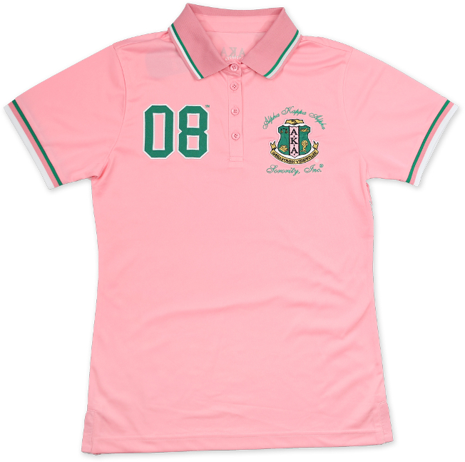 AKA Pink Polo Shirt - 1920