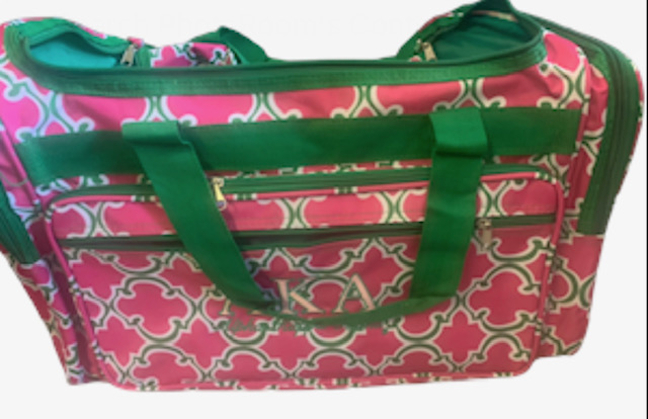 AKA Pink & Green Duffle Bag - CF