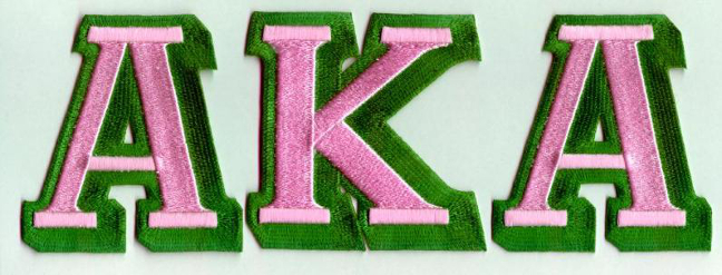 AKA Pink Letter Patch