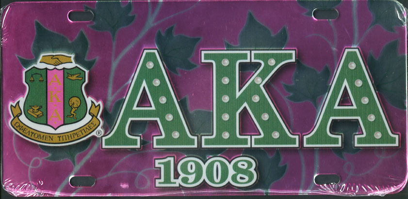AKA Printed Crest License Plate