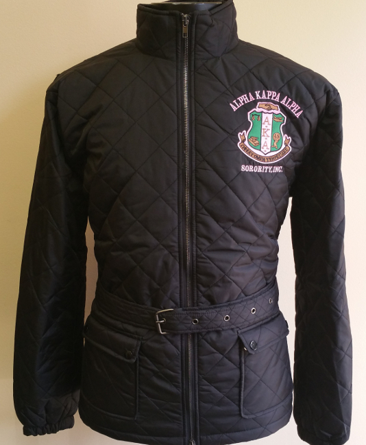 AKA Quilted Belted Riding Jacket