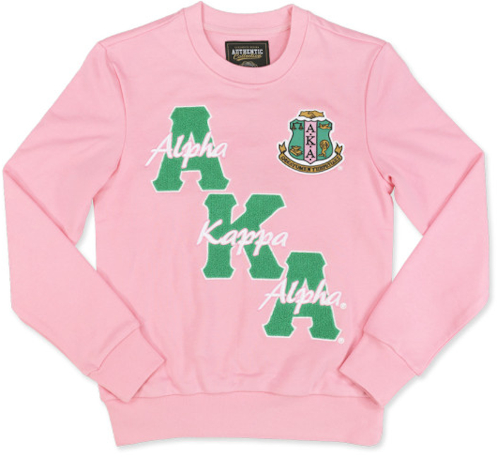 AKA Pink Chenille Sweatshirt - 2023
