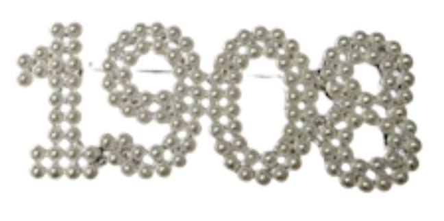 AKA 1908 Pearls Pin - CF