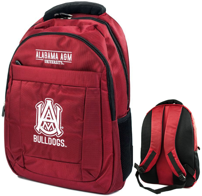 Alabama A&M Canvas Backpack - 2 - BB