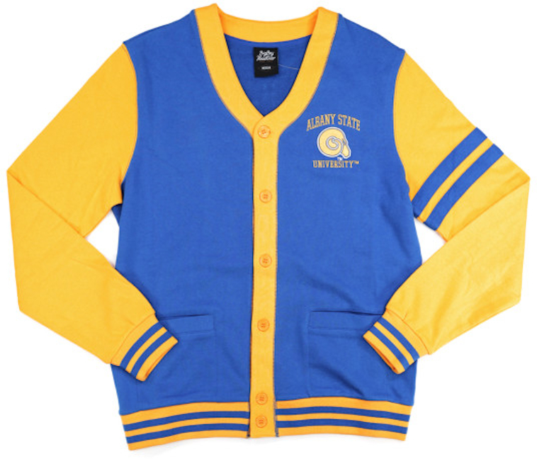 Albany State Blue Men's Cardigan - 2024