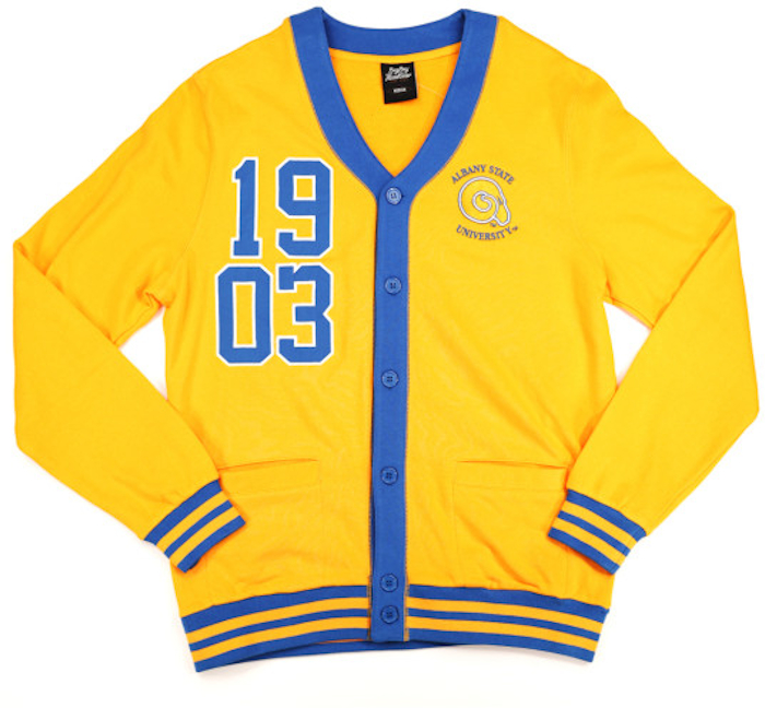 Albany State GOLD Men's Cardigan - 2024