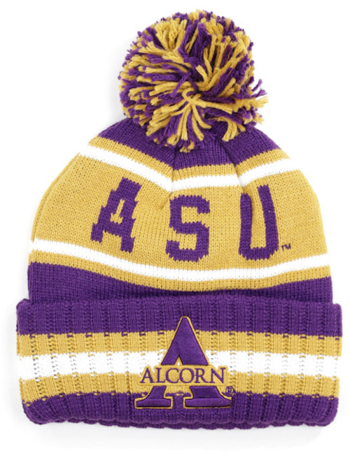 Alcorn State Beanie w/ Puffball - 2024