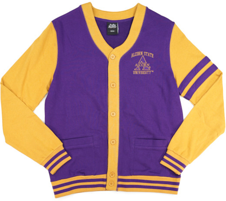 Alcorn State Purple Men's Cardigan - 2024