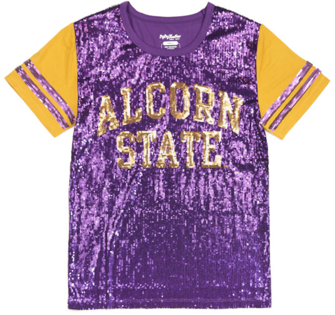 Alcorn State Sequins Tee - 2024