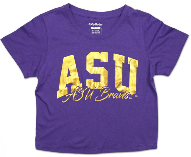 Alcorn State Cropped Tee - 1920