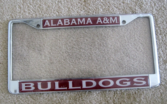 Alabama A&M Bulldogs License Frame