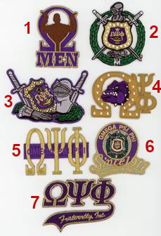 Omega Patches Set of 4