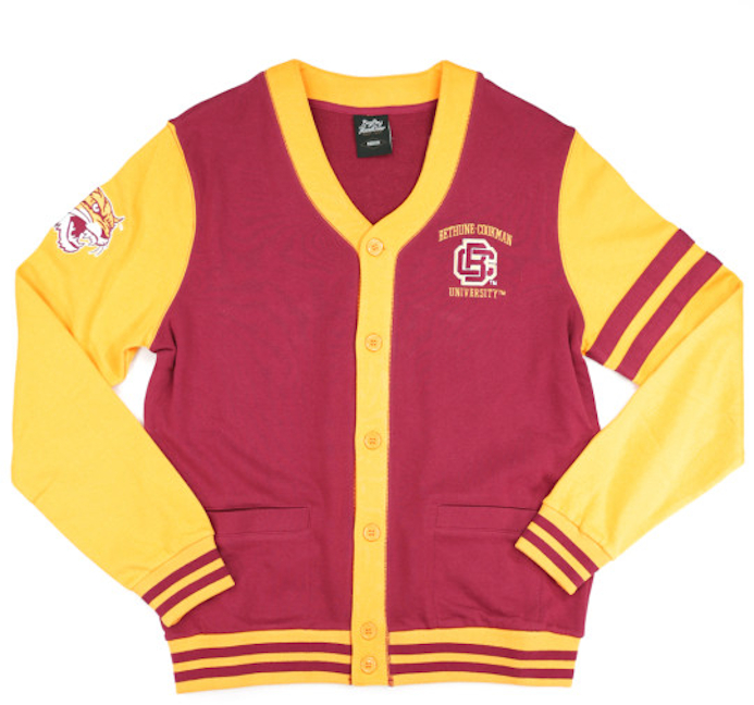 Bethune Cookman Maroon Men's Cardigan - 2024