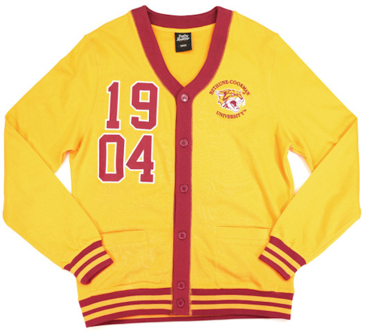 Bethune Cookman University Gold Men's Cardigan - 2024