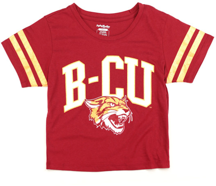 Bethune Cookman Women's Cropped Tee - 2024