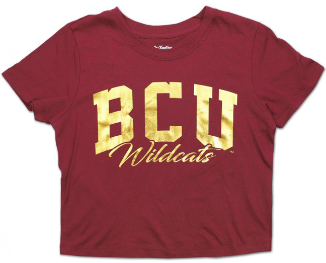 Bethune Cookman Cropped Tee - 1920