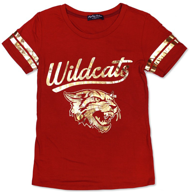 Bethune Cookman Female Foil Tee - 1819