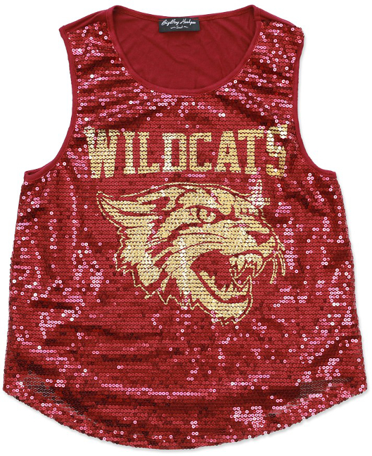 Bethune Cookman Sequins Tank Top - 1819