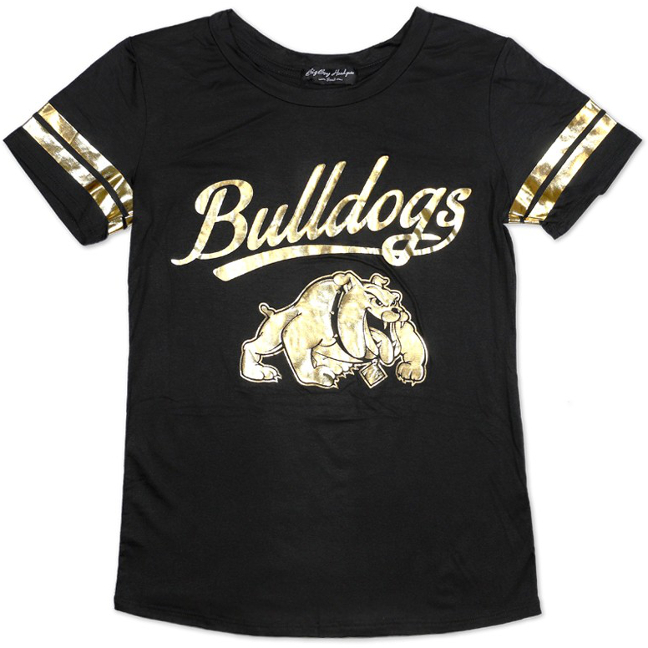 Bowie State Female Foil Tee - 1819