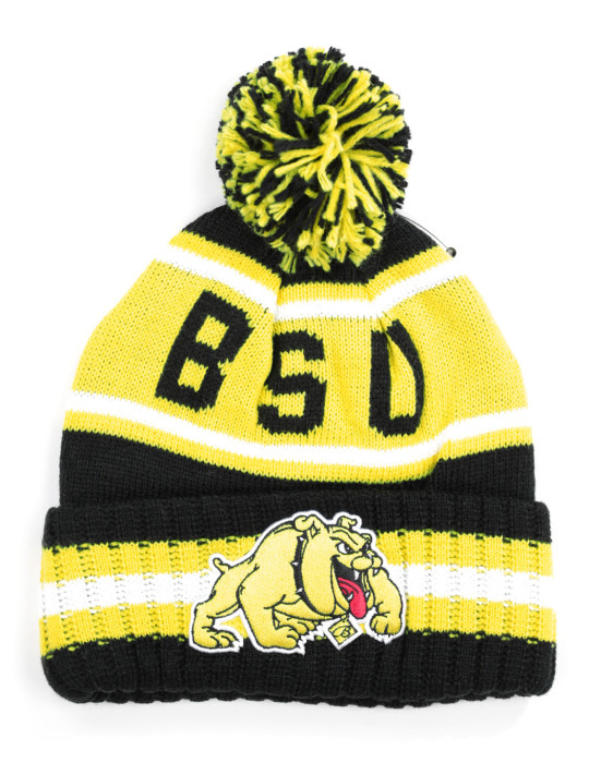 Bowie State Beanie w/ Puffball - 2024