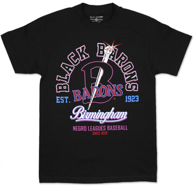 NLBM 2019 Birmingham Black Barons Legends Tee - NLLTHBB-BLK