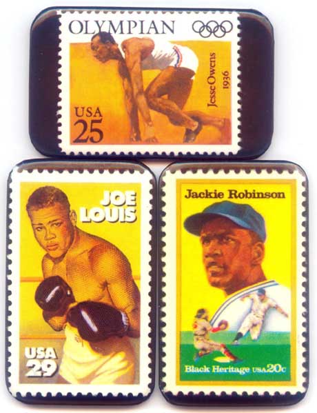 Black Sports Magnets