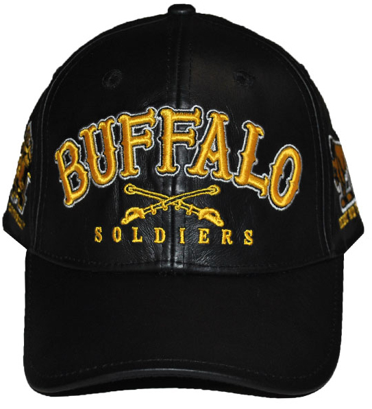 Buffalo Soldiers Leather Cap