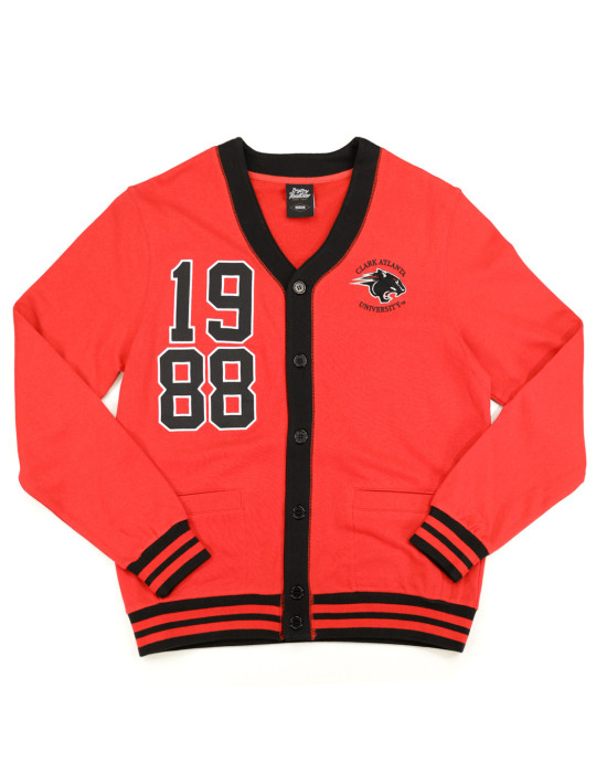 Clark Atlanta Red Men's Cardigan - 2024