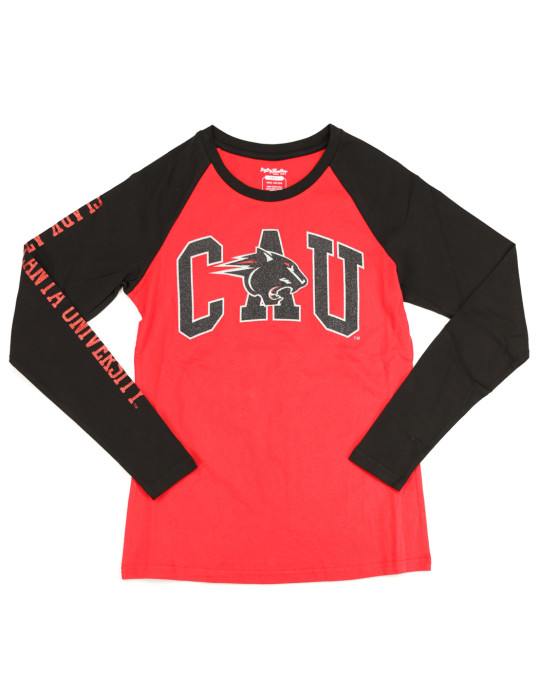 Clark Atlanta Women's Sparkling Letter Long-Sleeve Tee - 2024