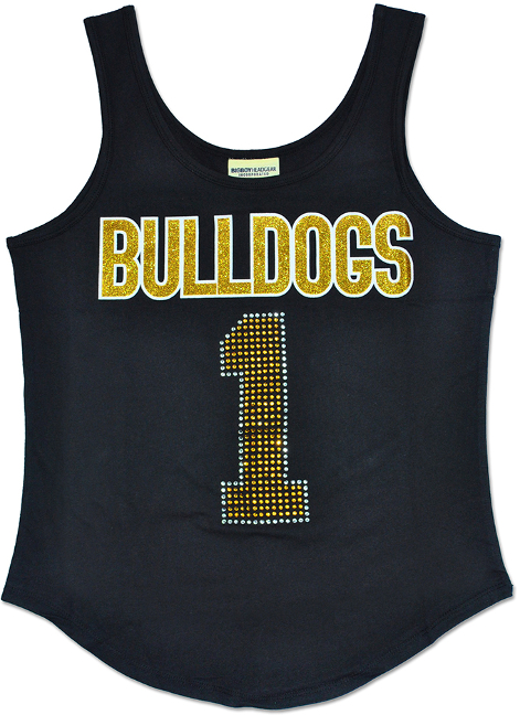 Bowie State Female Rhinestone Tank Top - 1718