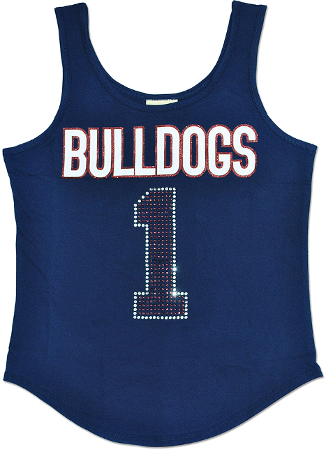 SC State Female Rhinestone Tank Top - 1718