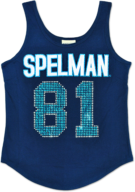 Spelman College Rhinestone Tank Top - 1718