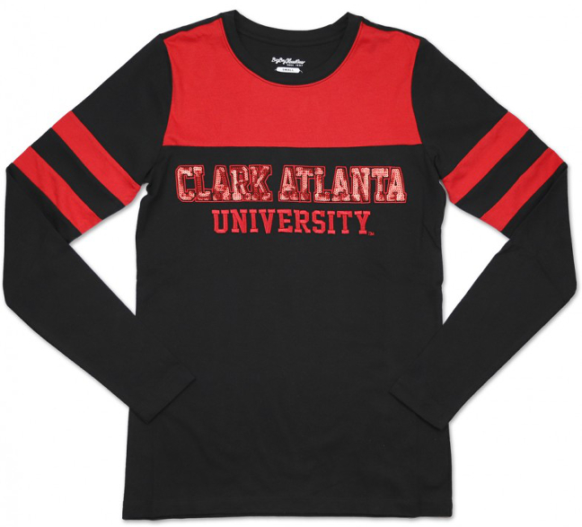 Clark Atlanta Women's Sequin Long-Sleeve Tee - 1920