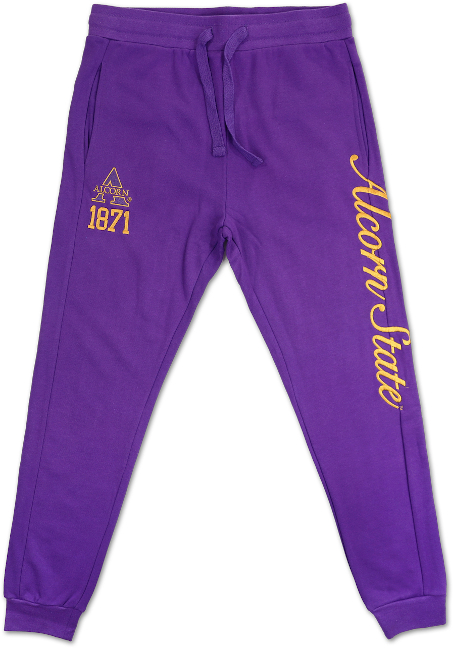 Alcorn State Men's Embroidered Jogging Pants - 1920