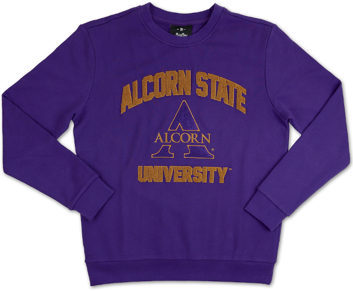 Alcorn State Chenille Embroidered Sweatshirt - 1920