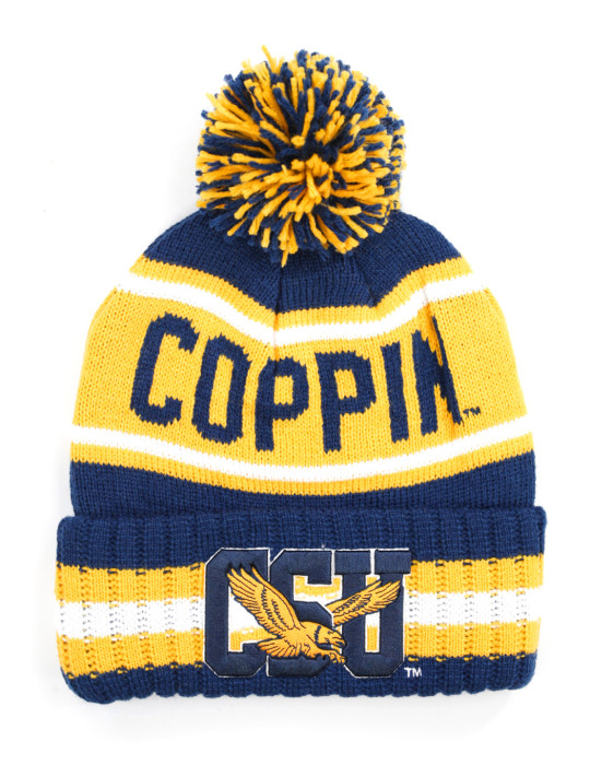 Coppin State Beanie w/ Puffball - 2024