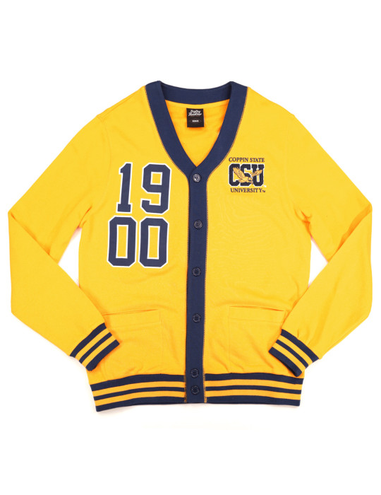 Coppin State Gold Men's Cardigan - 2024