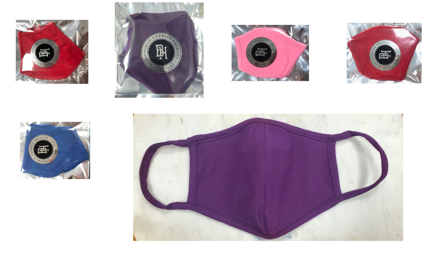 Reusable Cloth Masks - Colors - 3 Pack