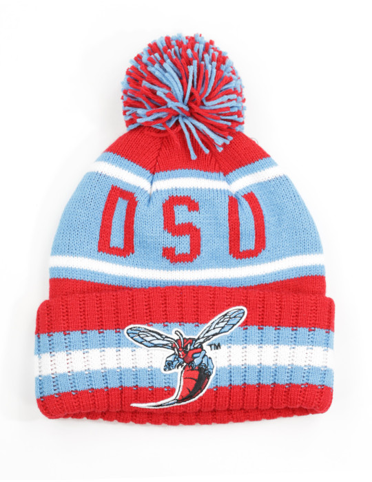 Delaware State Beanie w/ Puffball - 2024